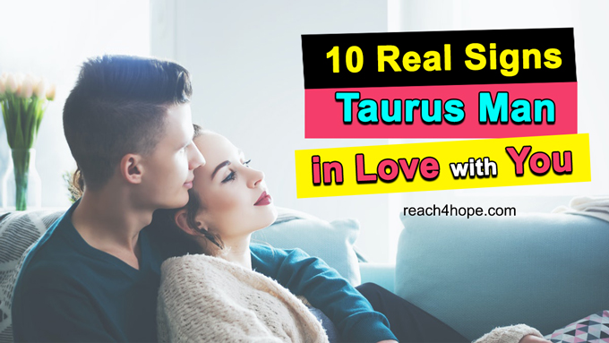 taurus man shows his interest in many ways
